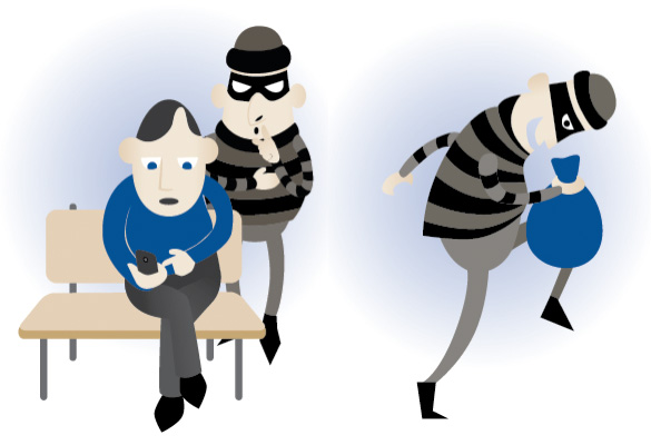 Illustrations for Privacy and AntiTheft Protection Campaign